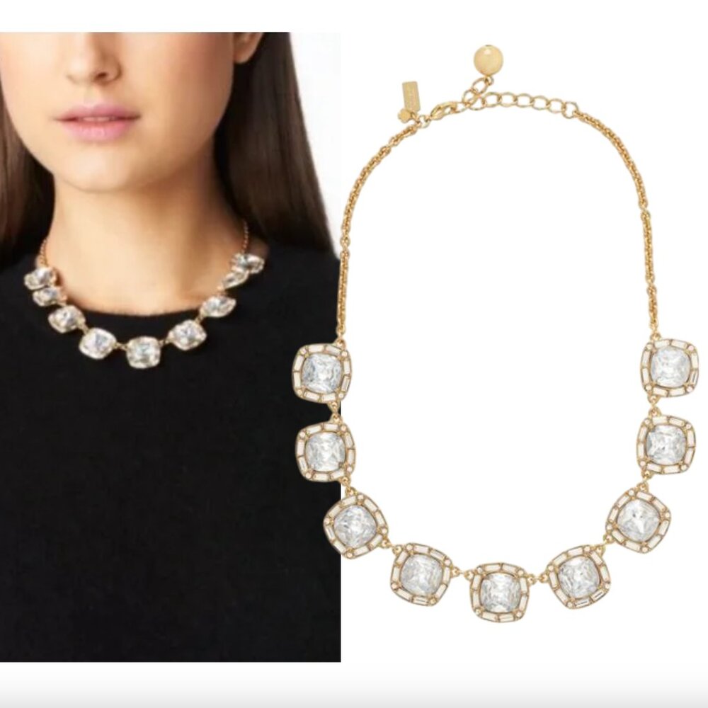 KATE SPADE On The Town crystal necklace